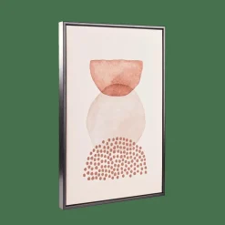 ABSTRACT Décoration Murale Noir, Blanc, Brun