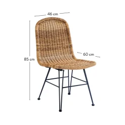 ACACIA Pieds De Table X Set De 2 Naturel