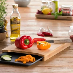 BASIC WOOD Pince De Cuisine Naturel