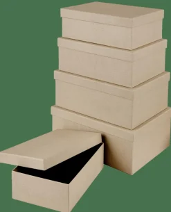 BIGSO Boîte De Rangement XL Naturel