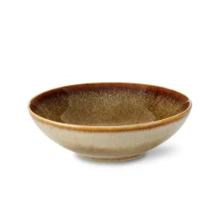 COZY BROWN Assiette Creuse Brun
