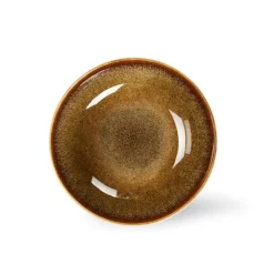 COZY BROWN Assiette Creuse Brun
