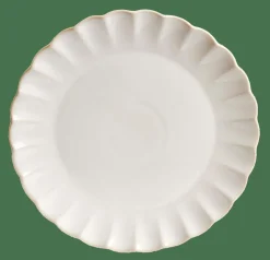 DAHLIA Assiette Blanc