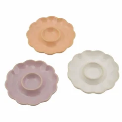 DAHLIA Assiette Blanc