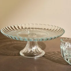 DAHLITA Plat à Gâteau Transparent