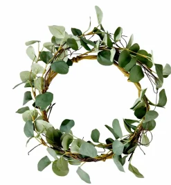 EUCALYPTUS Tige Artificielle Bordeaux