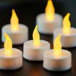 FLAME Bougies Maxi Chauffe-plat Blanc