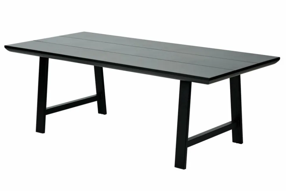 FORMAX Table De Jardin Avec Pieds A Noir
