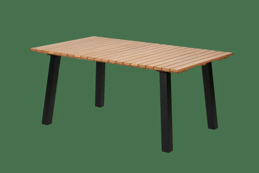 FORMAX Table De Jardin Avec Pieds X Natural/blanc