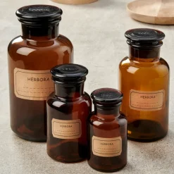 HERBORA Pot à Provisions 50 CL Brun