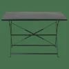 IMPERIAL Table Pliante Rectangulaire Noir