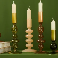 ISA Bougeoir Opale Crème Crème