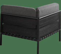 JUMBO Fauteuil De Coin Noir