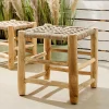KANAI Tabouret 2 Tailles Tabouret Grand Naturel