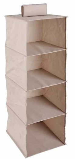 LINOLUX Boîte De Rangement Avec Couvercle Beige