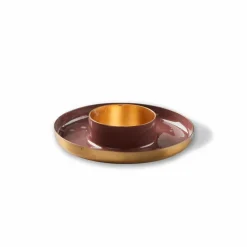 LUZ Support Bougie Chauffe-plat Blanc