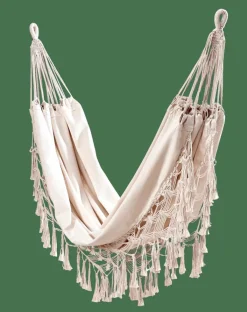 MACRAME Hamac Blanc Blanc Cassé