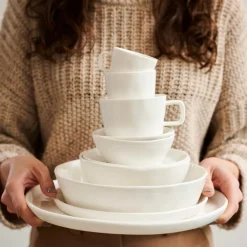 MAREA Assiette Creuse Blanc