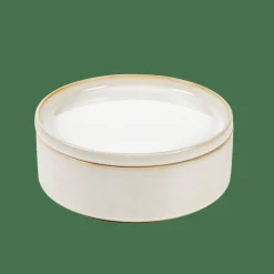 MINERAL MARBLE Assiette Blanc