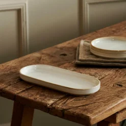 MINERAL MARBLE Assiette Beige
