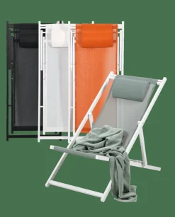 MONTEREY Chaise Pliante Blanc