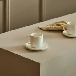 MOON Tasse Et Soucoupe Expresso 9 CL Blanc