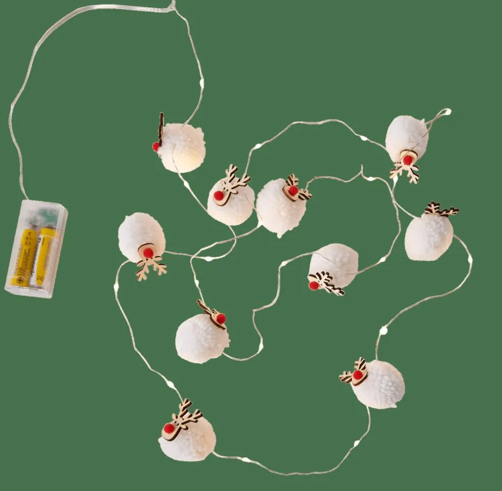 OH DEER Guirlande Lumineuse Avec 20 LEDs Blanc
