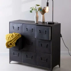 PHARMA Meuble De Pharmacie Noir