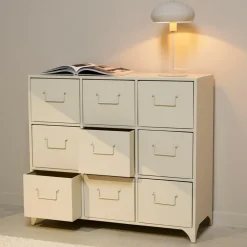 PHARMA Meuble De Pharmacie 9 Tiroirs Sable