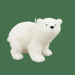 POLA Bougie Ours Blanc Blanc