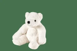 POLA Ours Blanc Peluche Blanc