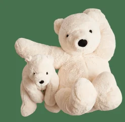 POLA Ours Blanc Peluche Blanc
