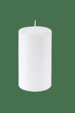 PURE Bougie Cylindrique Blanc