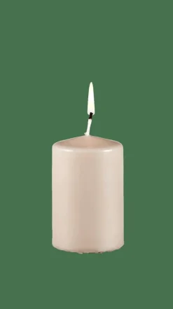 PURE Bougie Cylindrique Gris