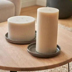 RUSTIC Rib Bougie Beige