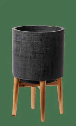 SCURO Pot De Fleurs Noir