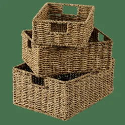 SEAGRASS Panier Tiroir Avec Anses Naturel