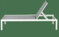 SYDNEY Chaise Longue Blanc