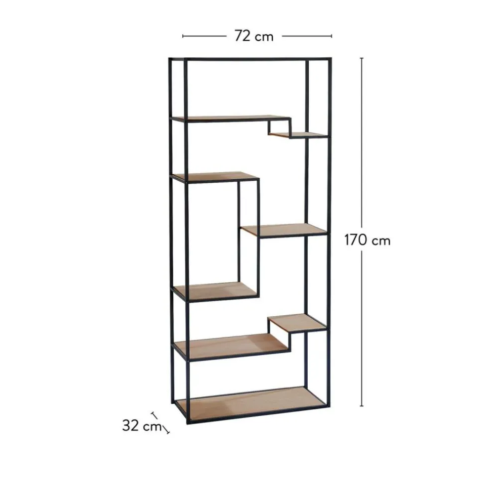 TRAPP Étagère Murale Brun