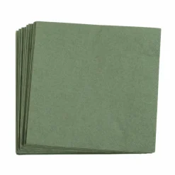 UNI Set De 20 Serviettes Vert Clair