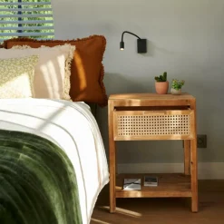 WEBSTER Table De Chevet Naturel