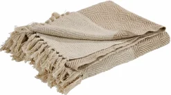 WHITE Rideau à Franges Blanc